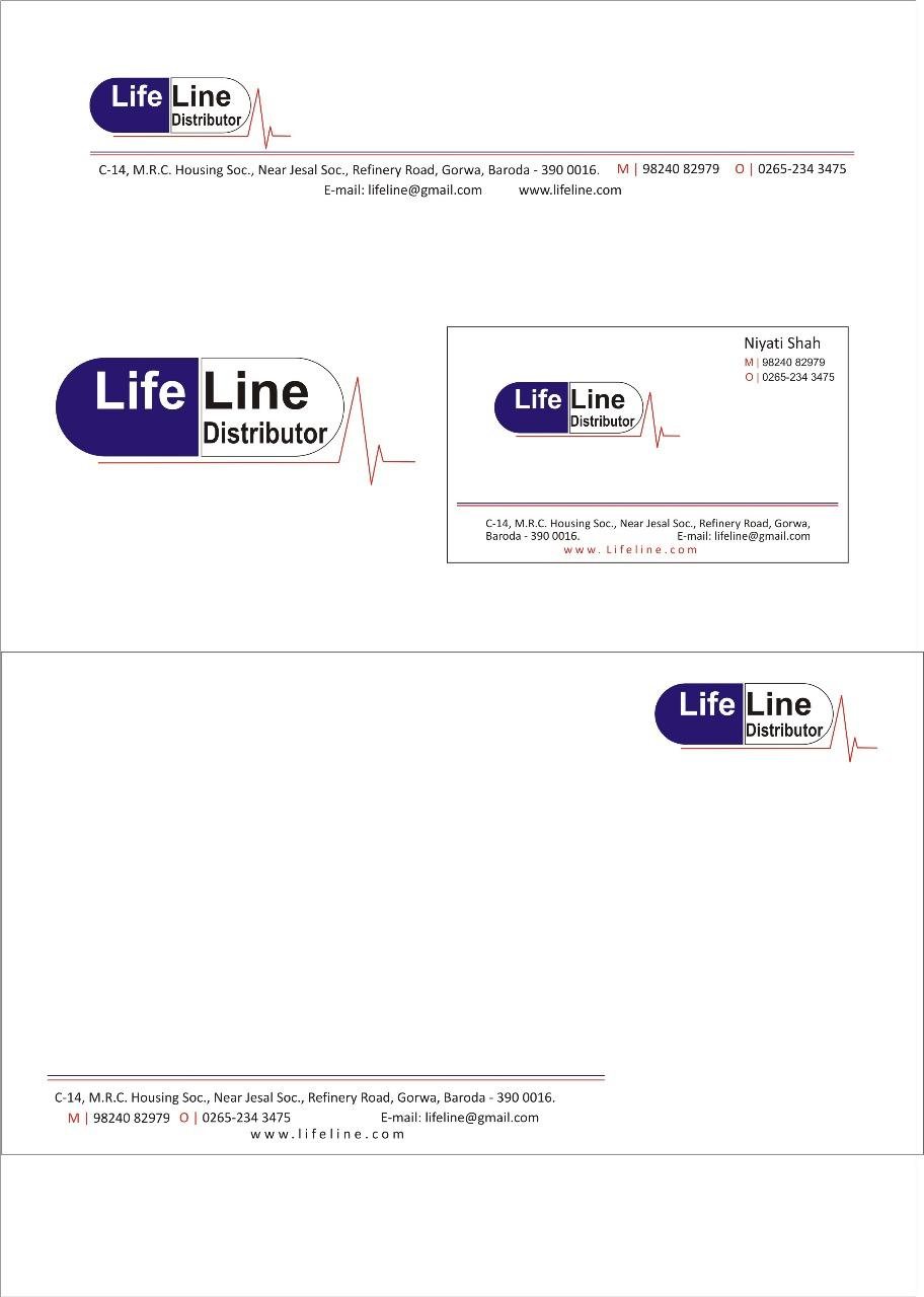 Life Line Distributor stationery, Visiting Cards & Stationery