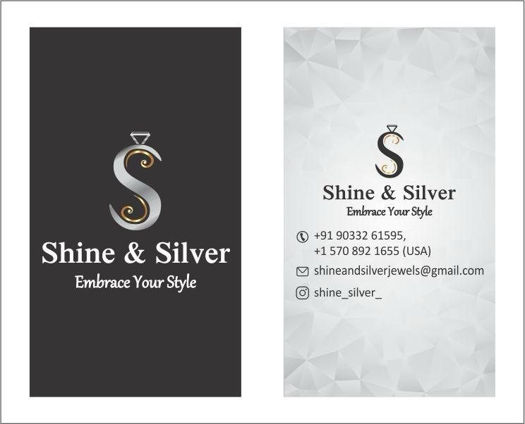 Shine & Silver visiting card, Logos & Branding
